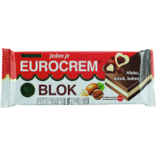 Mjölk- och Kakaokrämgodis Eurokrem 100g Swisslion Takovo.