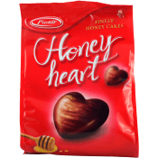 Honungskaka Honey heart 350g Pionir.