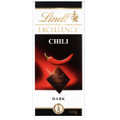 Chokladkaka EXCELLENCE Chili Mörk Choklad 100g Lindt.