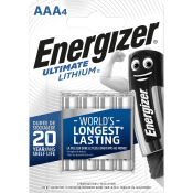 Batteri AAA 4-p Energizer Ultimate.