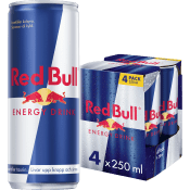 Energidryck 25cl 4-p Red Bull.