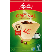 Kaffefilter Original Oblekt 1x2 40-p Miljömärkt Melitta.
