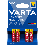 Batteri Longlife Max Power AAA 4-p.