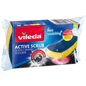 Glaskeramiksvamp Active scrub Vileda.