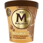 Glass Double gold caramel billionaire 440ml Magnum.