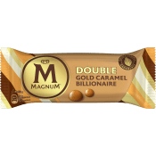 Glasspinne Double gold caramel billionaire 1-p Magnum.