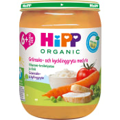 Ris grönsaker & kyckling Från 6m Eko 190g Hipp.