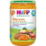 Bulgurgryta med kikärtor & nötkött 1år 250g Hipp.