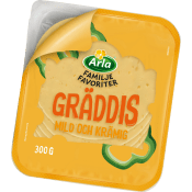 Familjefav Gräddis skivad ost 300 g Arla.