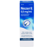 Nezeril Nässpray 0,5mg/ml 7,5ml.