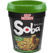 Nudlar i kopp Soba Teriyaki 90g Nissin.
