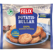 Potatisbullar Fryst 810g Felix.