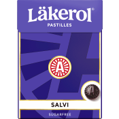 Halstabletter Salvi Sockerfri 75g Läkerol.