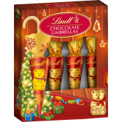Julchoklad TEDDY Paraplyer 54g Lindt.