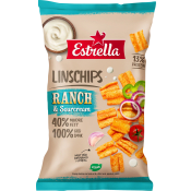 Linschips Ranch & Sourcream 110g Estrella.