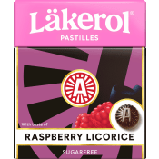 Raspberry Licorice 25g Läkerol.