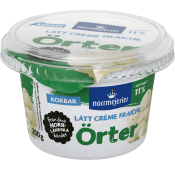 Crème Fraiche Lätt 11% Örter 200g Norrmejerier.