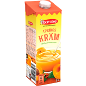Aprikoskräm 1l Ekströms.
