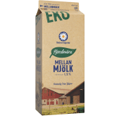 Mellanmjölk 1,5% Ekologisk 1,5l KRAV Skånemejerier.