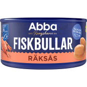 Fiskbullar i räksås 375g Abba.