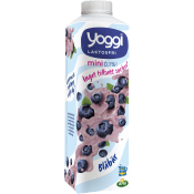 Yoghurt Mini Blåbär 0,1% Laktosfri 1000g Yoggi®.