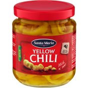 Yellow chili Mild 215g Santa Maria.