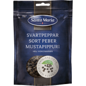 Krydda Svartpeppar Hel påse 70g Santa Maria.