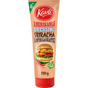 Amerikansk Dressing Schriracha vegansk 230g Kavli.