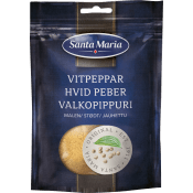 Vitpeppar Malen påse 70g Santa Maria.