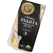 Munkens Svarta skivad ost 31% 300g Wästgöta Kloster.