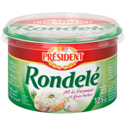 Rondelé Ail de Garonne med Vitlök & örter 125g President.