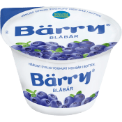 Yoghurt Blåbär 2,7% 250g Bärry.