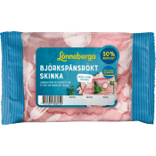 Skinka Björkspånsrökt 120g Lönneberga.