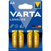 Batteri Longlife AA 4-p.