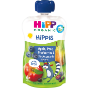 Smoothie Äpple Päron & Blåbär 6m 100g HiPP.