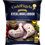 Kycklingklubbor Fryst 1kg Guldfågeln.