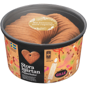 Stora hjärtan Pepparkakor 450g Gille.