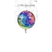 Folieb discokula multi 60cm Happy Party.