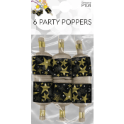 Partypoppers 6-p Happy Party.