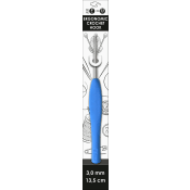 Virknål Ergonomisk Blå 3,0 mm 1st FALK.