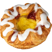 Wienerbröd Hallon Vanilj 80g Bonjour.