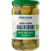 Oliver Halkidiki utan kärna Ekologisk 300g Fontana.