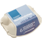 Ägg Frigående M/L 6-p Norrlandsägg.