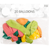 Ballong mix färger 20-p Happy Party.