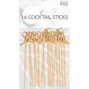Cocktailpinnar bambu 16p Pictura.