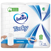 Hushållspapper Torky 2-p Lotus.