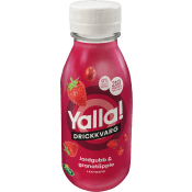 Drickkvarg Yalla! Jordgubb & Granatäpple Laktosfri 0,3% 350ml Yalla®.