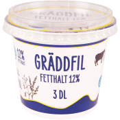 Gräddfil 12% 3dl Grådö Mejeri.