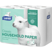 Hushållspapper Classic 6-p Lambi.