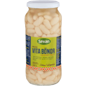 Vita bönor 560g Sevan.